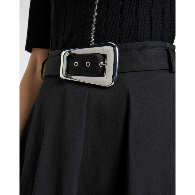 Cue Good Earth Cotton Midi Circle Skirt image number 2